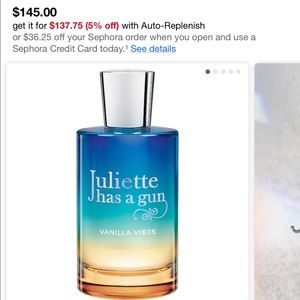 Juliette has a gun vanilla vibes perfume unopened